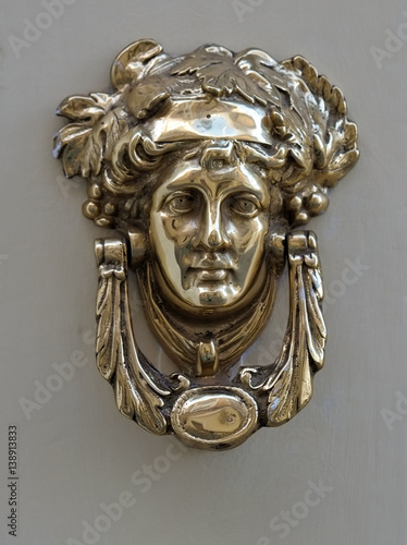 A decorative Bronze Door Handle, Malta