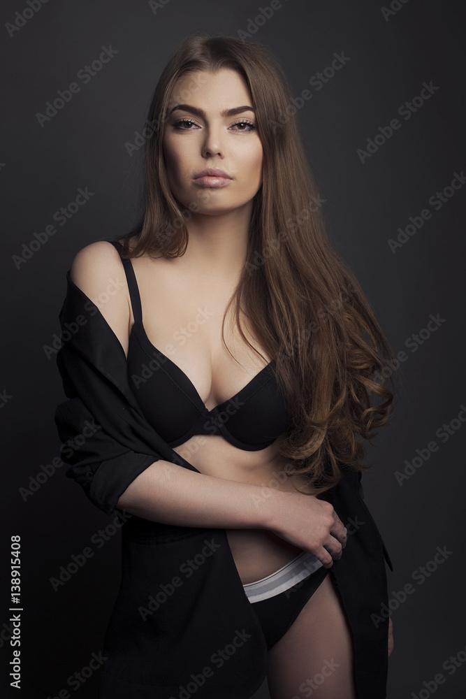Sexy young beauty woman studio shot Sexy young beauty woman studio shot