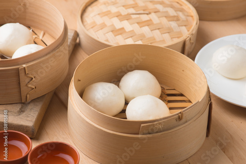 bao ,popular chinese dim sum food photo