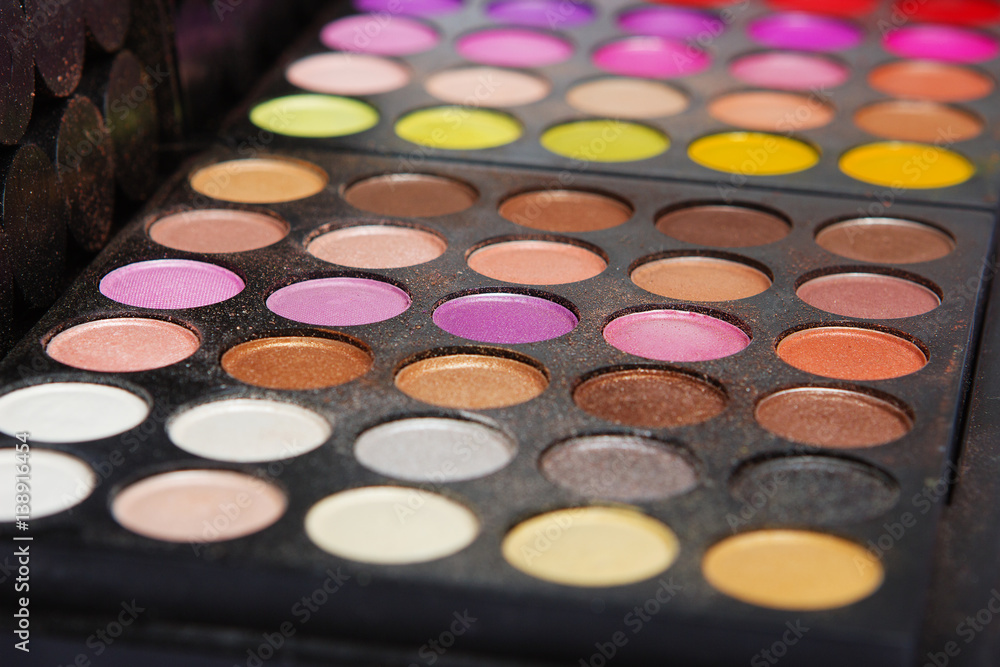 make-up palette background texture make-up palette background texture