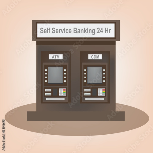 ATM - Automated teller machine.