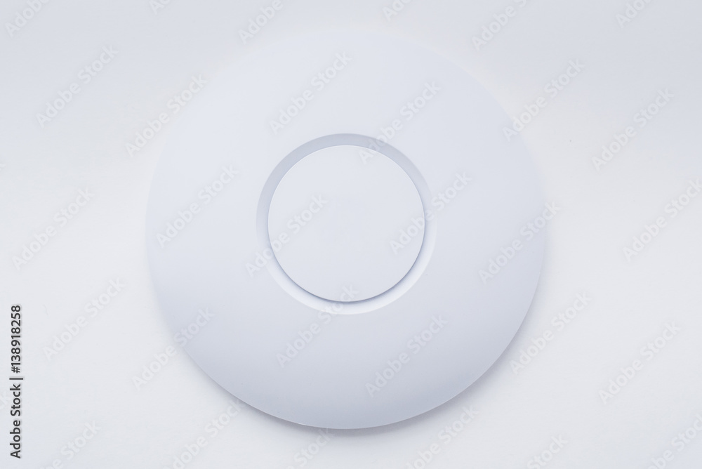 Generic Internet networking device router isolated over the white background Generic Internet networking device router isolated over the white background