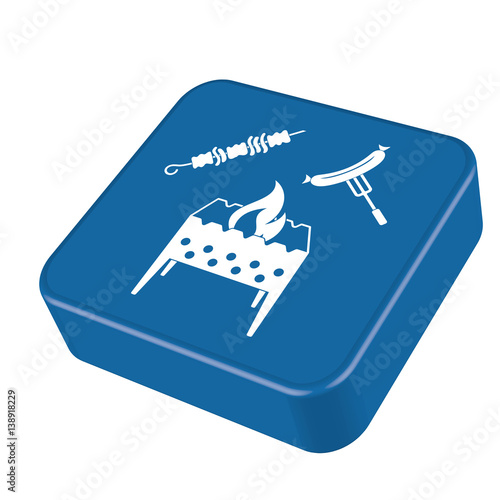 Brazier, kebab and sausage  icon