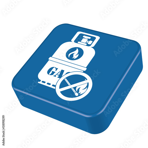 Camping gas bottle icon