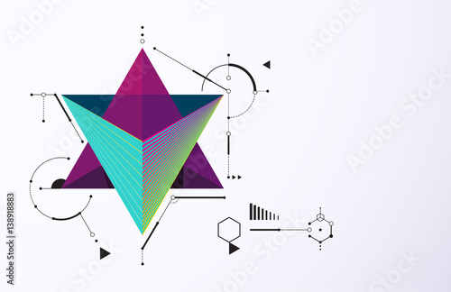 Abstract technology motion shape. black motion shape vector.