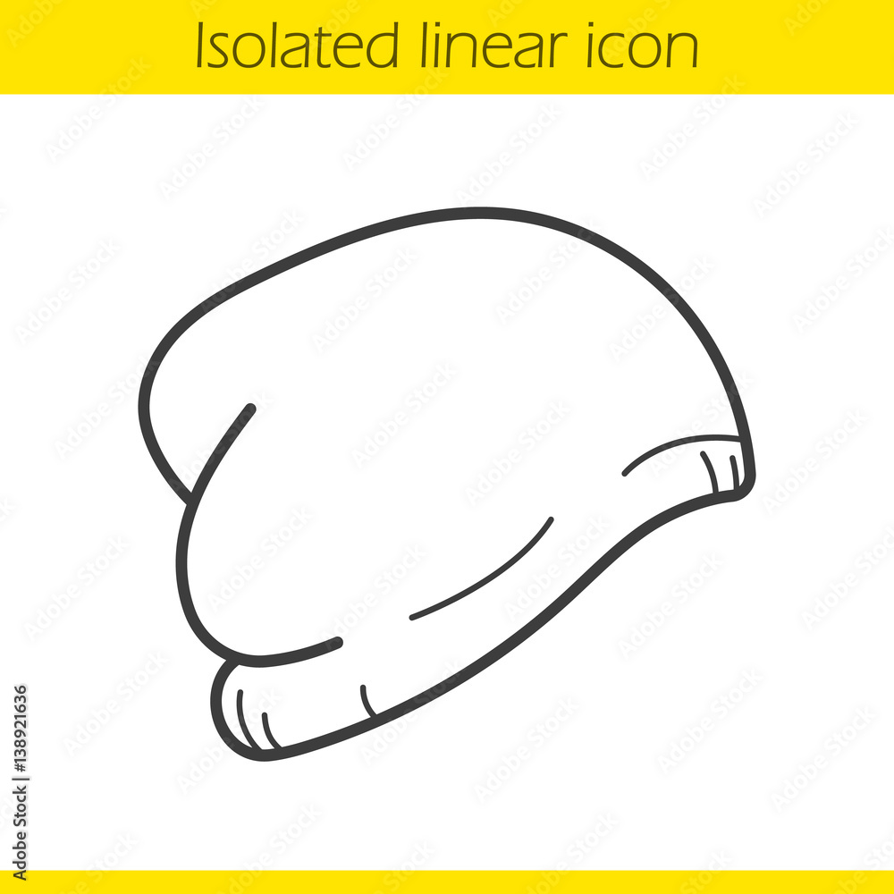 Winter hat linear icon Winter hat linear icon