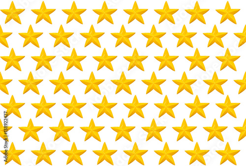 Yellow stars pattern and texture for background. Seamless, clipping path.