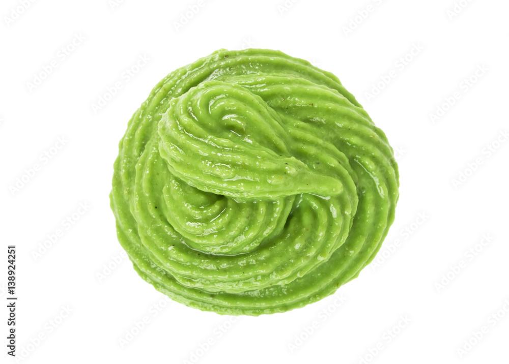 Fototapeta premium Wasabi isolated on white background
