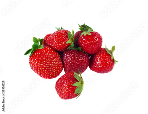 Fresh red strawberries