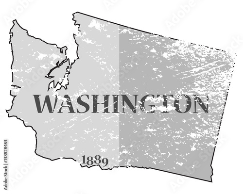 Washington State and Date Grunged