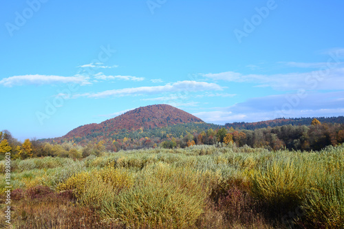 Jesienny widok na Kopę w Beskidzie Niskim