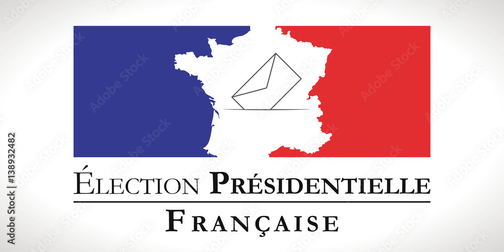 logo élection présidentielle française France enveloppe 