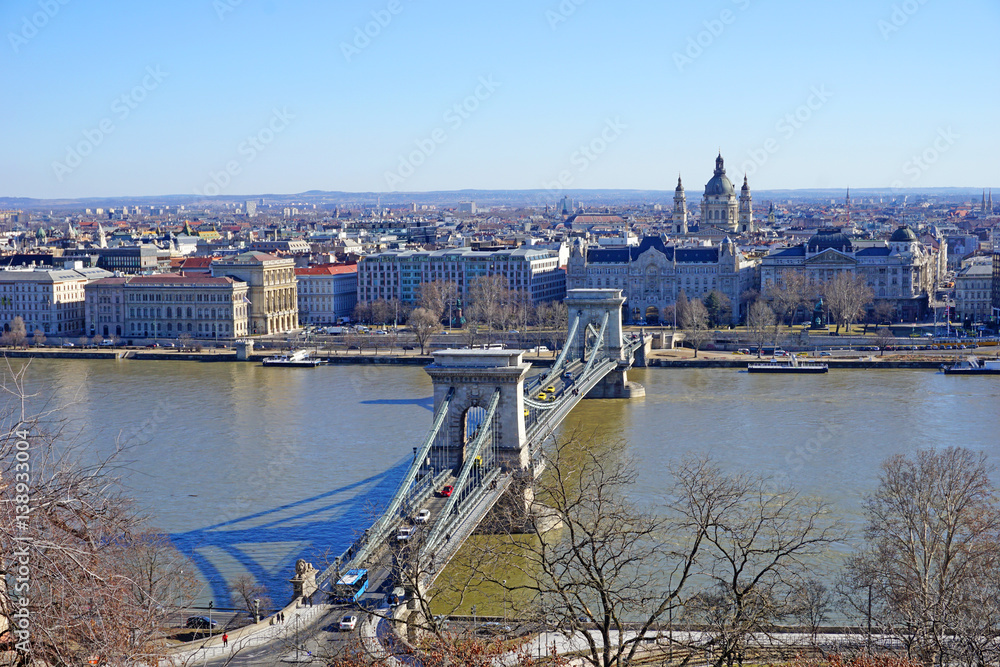 Budapest. View  of the River Danube