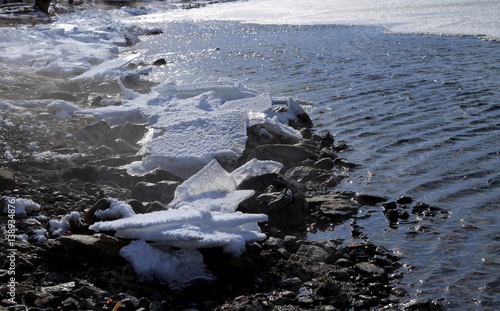 Winter in Lake Kussharo Hokkaido photo