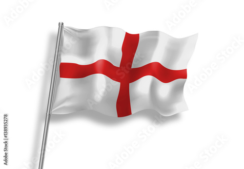 Drapeau d'Angleterre en qualité vectorielle 