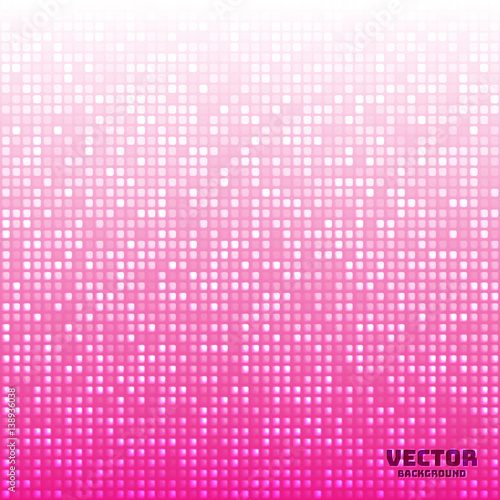 Vector abstract bright mosaic gradient light pink background