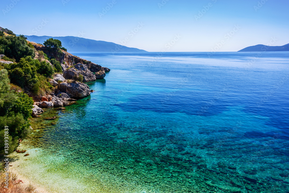 Agia Efimia seascapes, Kefalonia, Greece