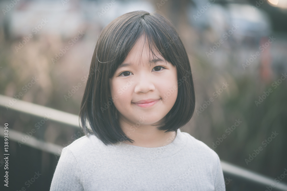 little asian girl having fun little asian girl having fun