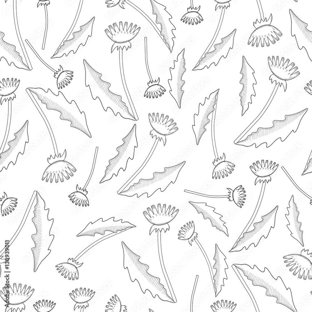 Obraz premium Floral seamless pattern