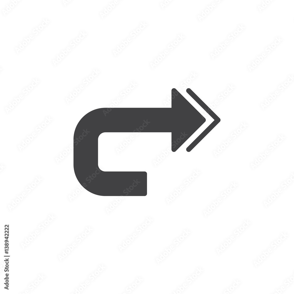 Repeat icon vector, filled flat sign, solid pictogram isolated on white. Symbol, logo illustration. Pixel perfect Repeat icon vector, filled flat sign, solid pictogram isolated on white. Symbol, logo illustration. Pixel perfect