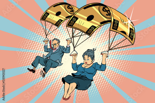 Golden parachute financial compensation in the business
