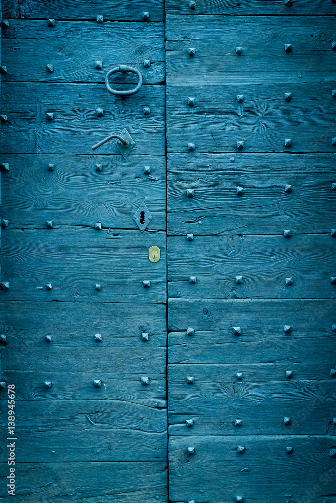 Fototapeta premium The old wooden door. Background