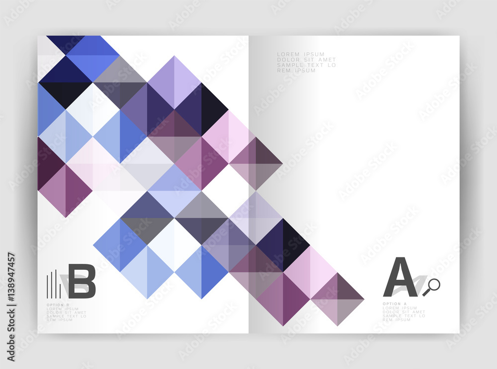 Square annual report brochure a4 print template Square annual report brochure a4 print template