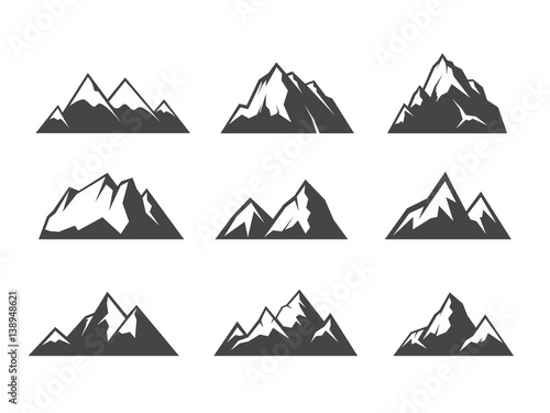 Vector design of Moutain graphic photo