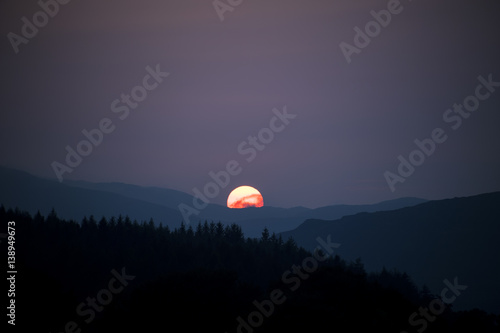 Strathardle Sunset, Scotland © hjpix