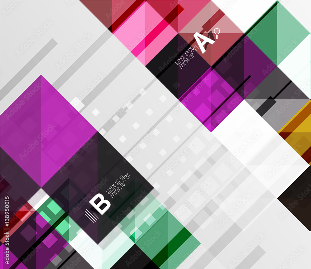 Modern square abstract background Modern square abstract background