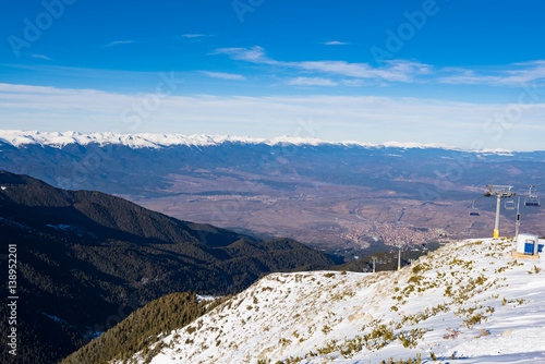 top of the mountain snow © dbrus