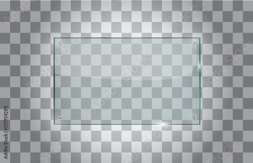 Transparent glass plate