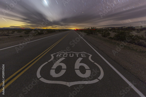 Historic Route 66 highway p...