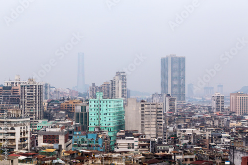 Macau Stadt Panorama bei Tag © wsf-f