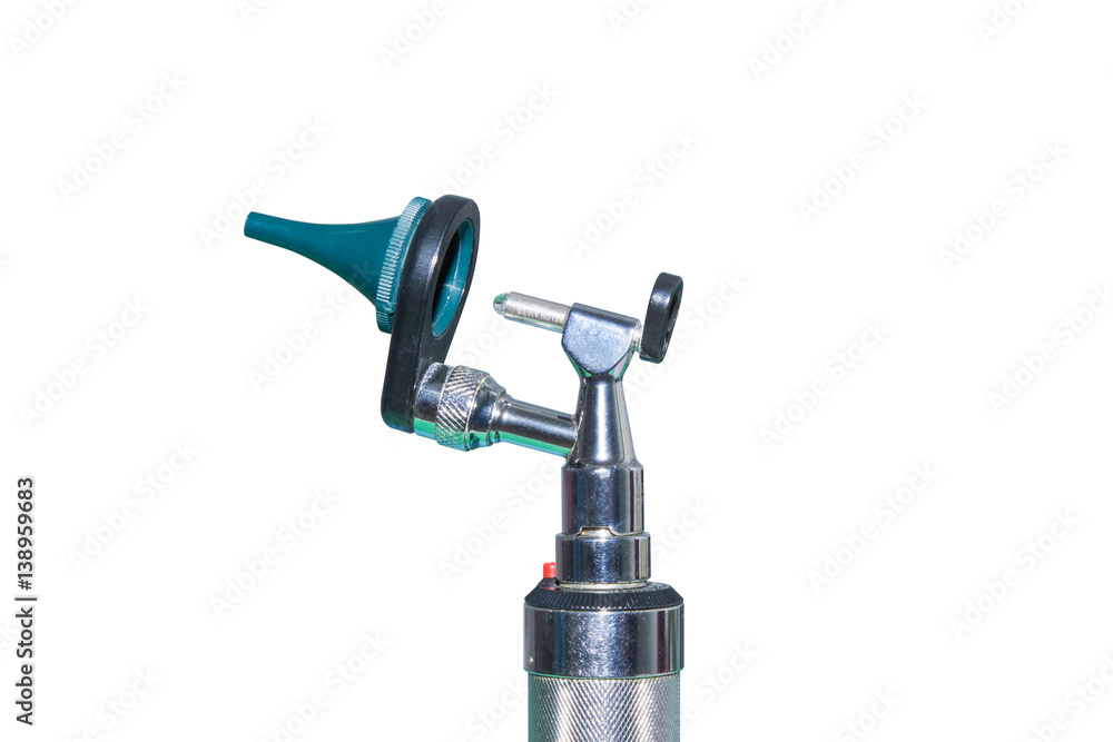 half otoscope isolated for doctor treatment ear illness half otoscope isolated for doctor treatment ear illness