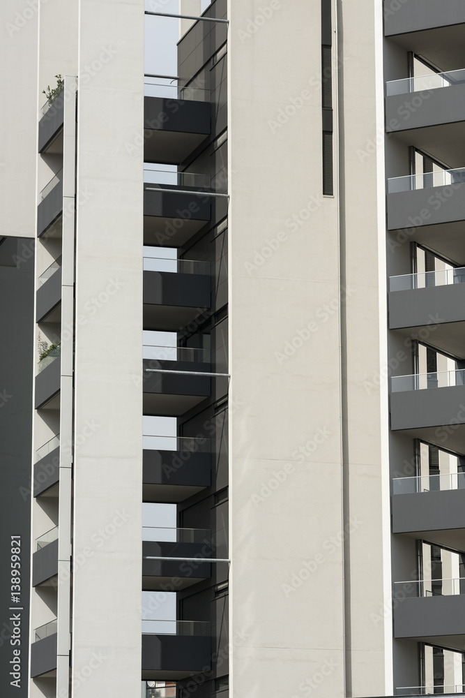 Milan (Italy). modern buildings at Portello