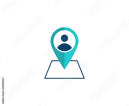 Free Download Pin map logo - GFXLoad