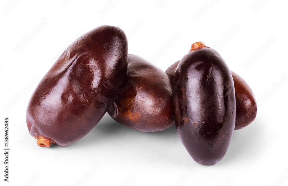 Obraz premium fruit dates on a white background