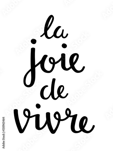 Aquarelle LA JOIE DE VIVRE