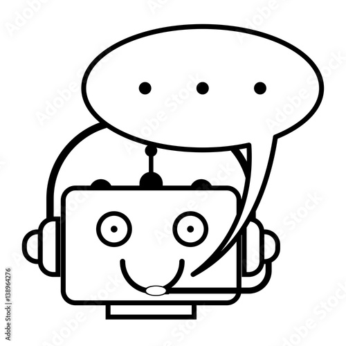 Chatbot icon concept. Vector icon.