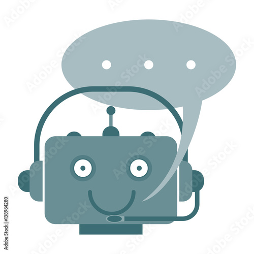 Chatbot icon concept. Vector icon.