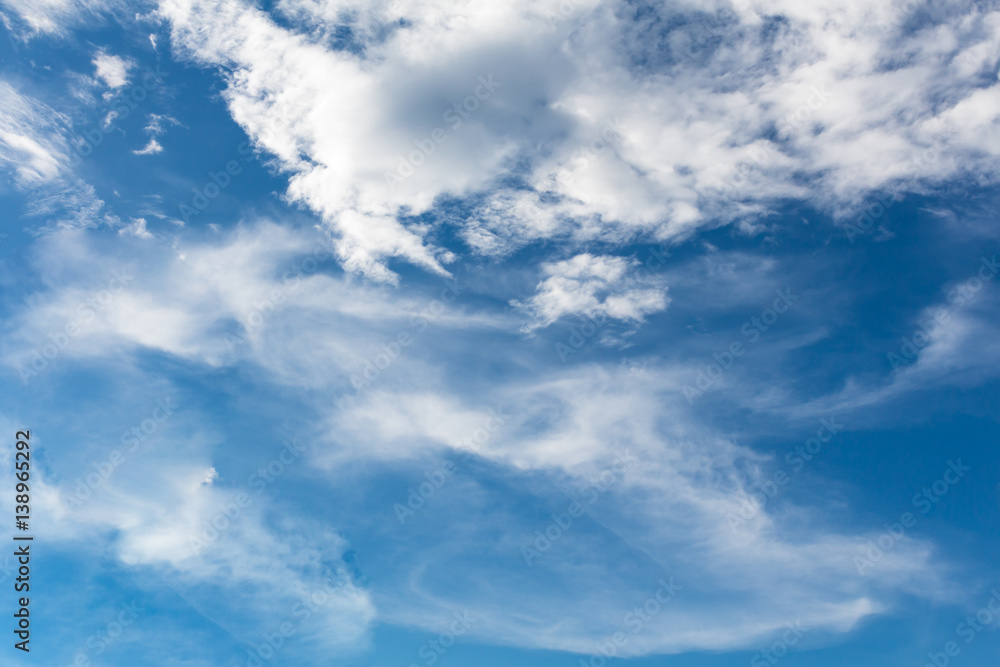 blue sky background with tiny clouds blue sky background with tiny clouds
