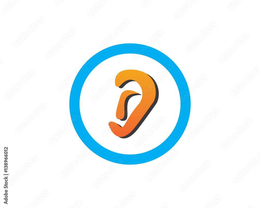 Hear Logo Stock Vector | Adobe Stock