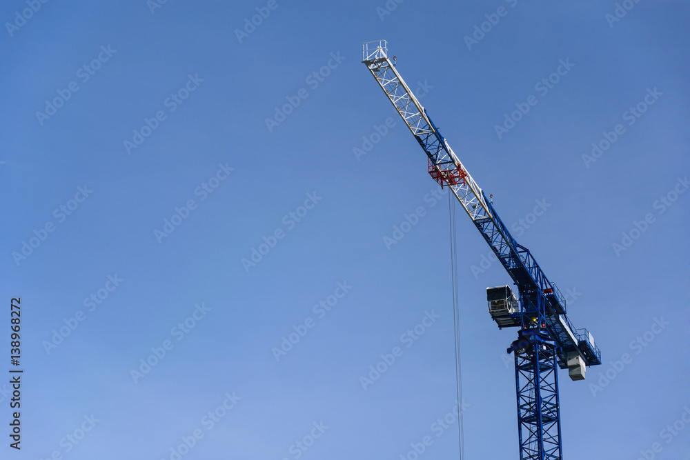 close-up of industrial construction cran close-up of industrial construction cran