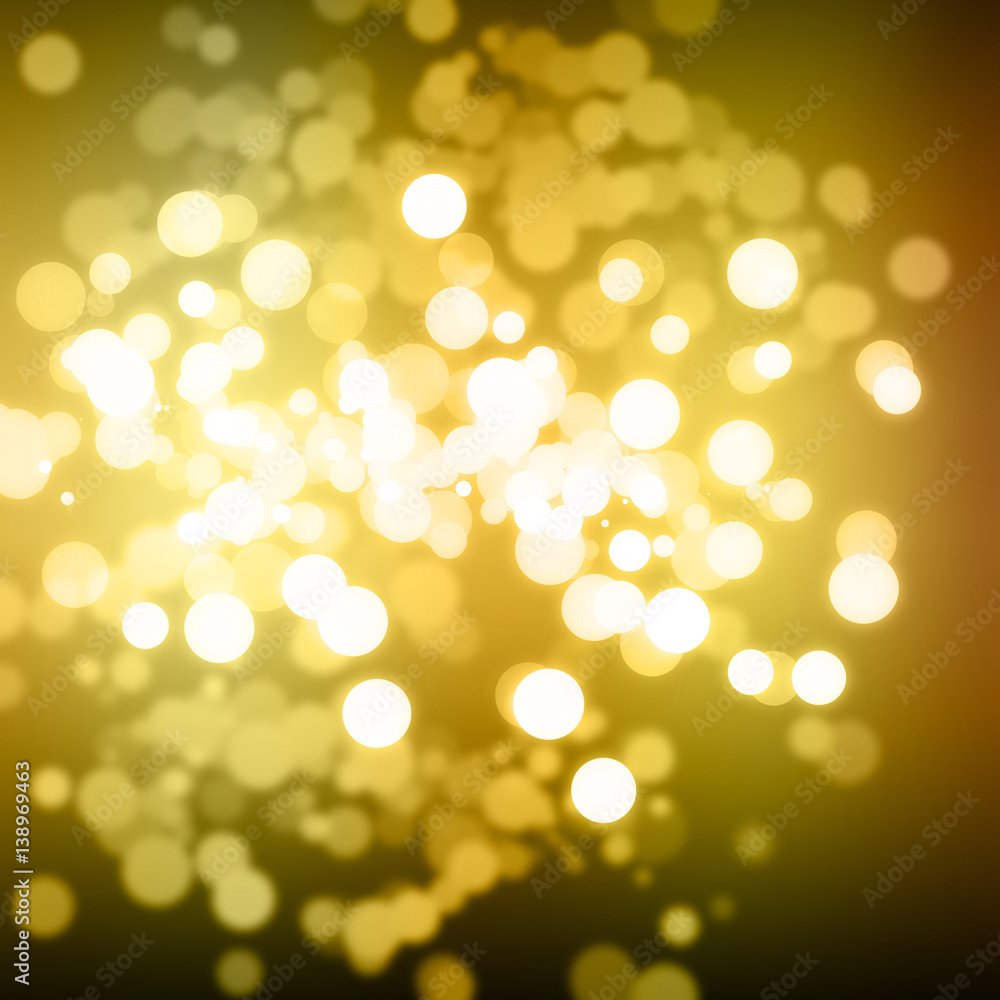 Obraz premium Gold bokeh background