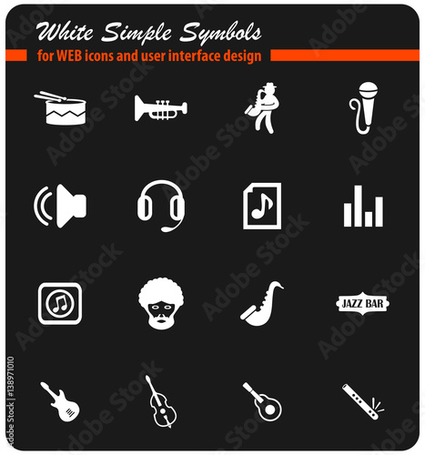 music icon set