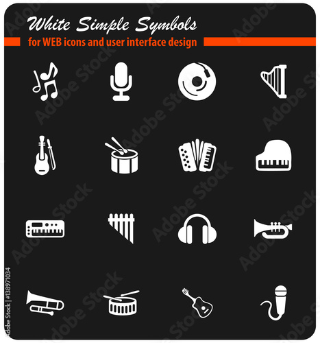 music icon set