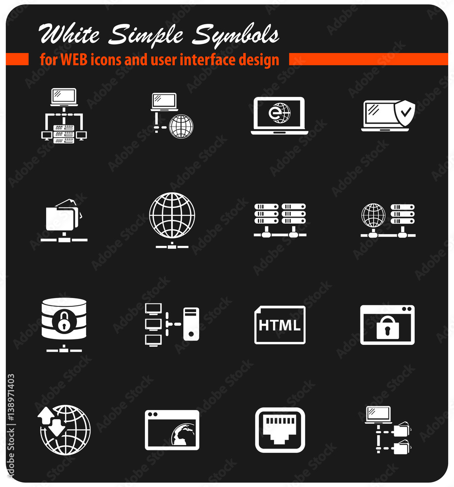 server icon set server icon set