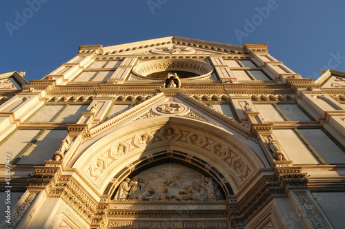 The Basilica of Santa Croce  Basilica of the Holy Cross  Franciscan Church in Florence  Italy