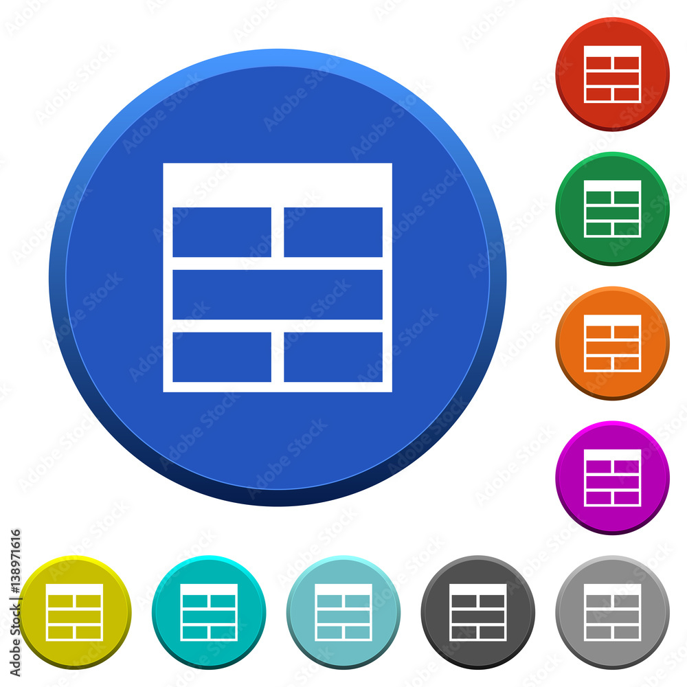 Spreadsheet horizontally merge table cells beveled buttons Spreadsheet horizontally merge table cells beveled buttons